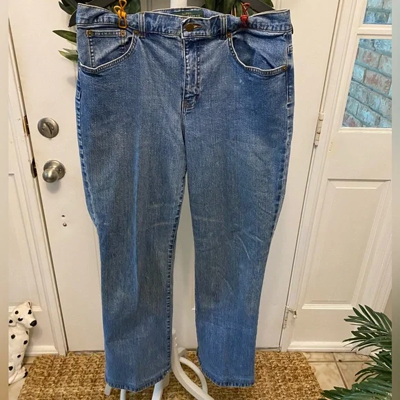 Vintage Ralph Lauren LRL Classic Fit Mom Jeans 12 short 29” inseam - Picture 1 of 8